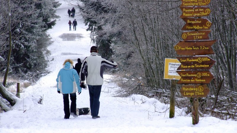 Winterwandelen Hoher Meissner